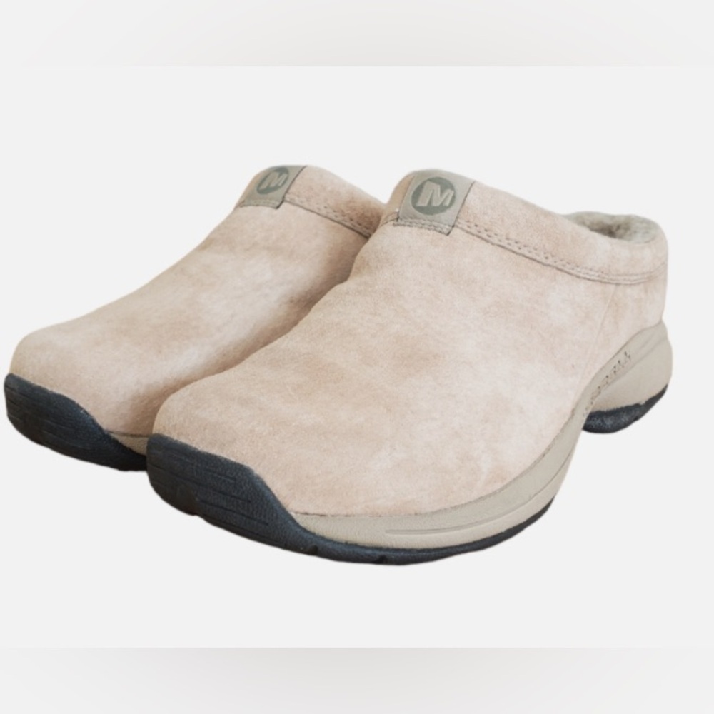 Merrell Women's Primo Chill Slide Hazel Slip On Faux Fur Sz 9-9.5 EUC